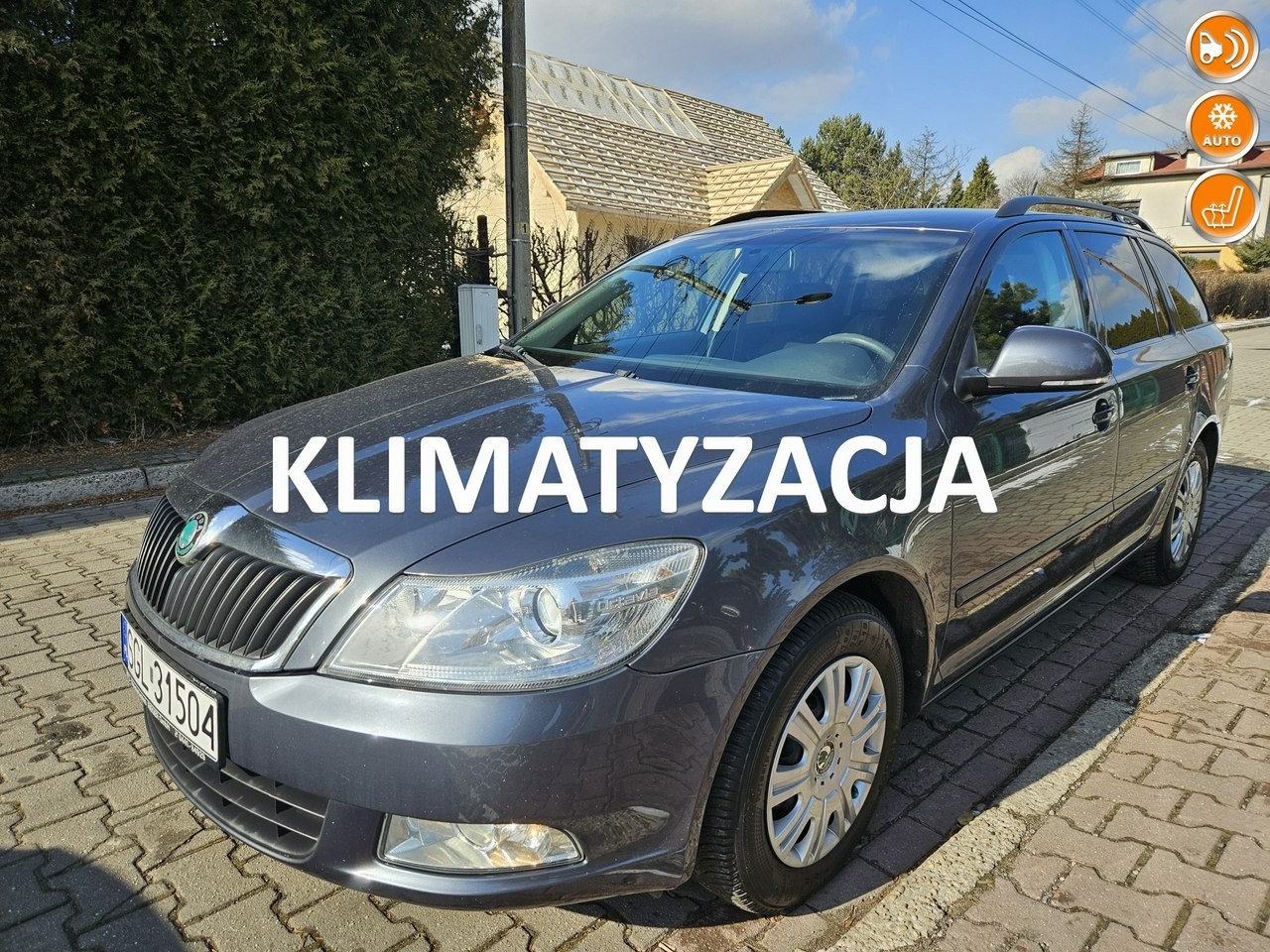 Skoda Octavia II Klimatronic dwu strefowy / Podgrzewane fotele / Tempomat