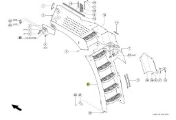 Claas Jaguar 970 - schody 0027981050