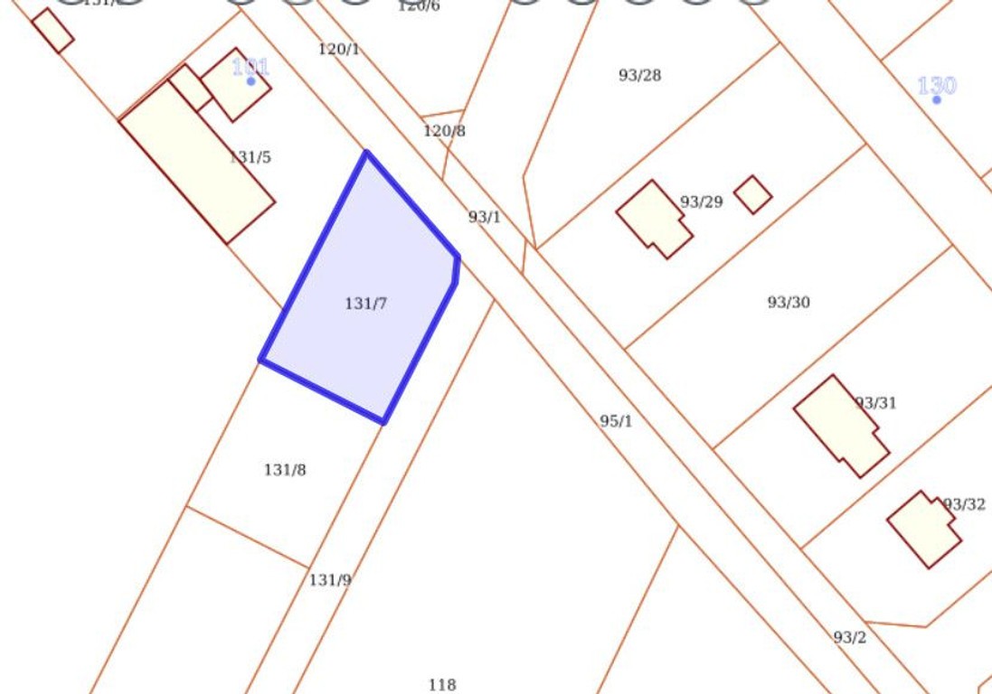 Działka Wolice 1000 m² w WZ - Widok 3