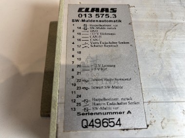 Claas Lexion Tucano - moduł sterownik hederu SW-Muldenautomatik 013573.3-2