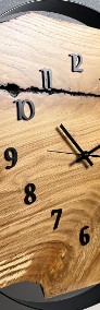 Drewniany zegar w stalowej obręczy | 35-70 cm średnicy | konfiguracja zegara |-4