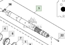 John Deere 8110 8210 8310 8410 Wał Skrzyni Biegów CZĘŚCI RE155969