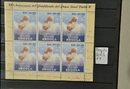 Papież Jan Paweł II. Angola ** arkusz
