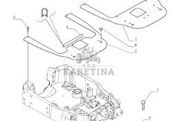 New Holland T6010 Płyta 84168763