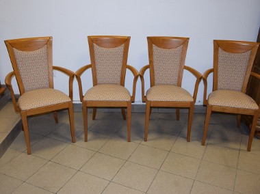 krzesła z podłokietnikami 4 sztuki jak nowe -1