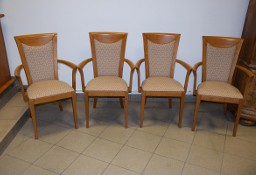 krzesła z podłokietnikami 4 sztuki jak nowe 