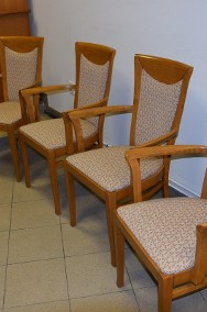 krzesła z podłokietnikami 4 sztuki jak nowe -2