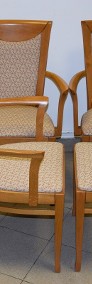 krzesła z podłokietnikami 4 sztuki jak nowe -3
