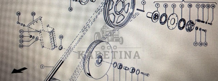 Piasta Claas Mega 370-340 Nr kat. 000 661 269 0 Nr kat. 000 661 269 0-1