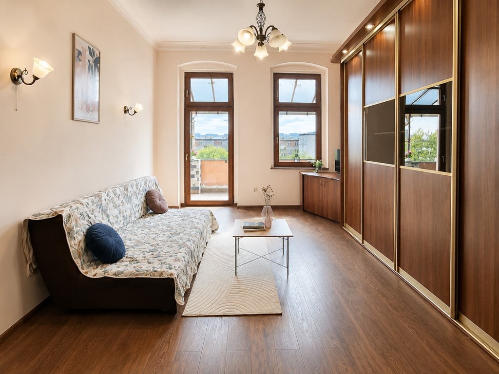 Słoneczna kamienica z tarasem 12m² | 61m² | 2 niezależne pokoje | Huby - Widok 3