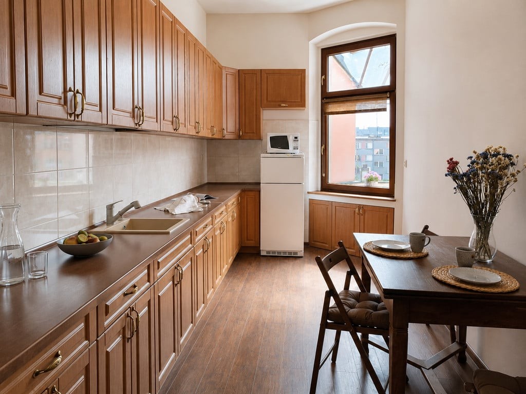 Słoneczna kamienica z tarasem 12m² | 61m² | 2 niezależne pokoje | Huby - Widok 4