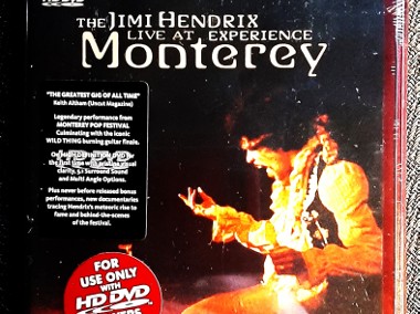 Polecam HD DVD Historyczny Koncert JIMI HENDRIX Live At Monterey Wersja de LUX-1
