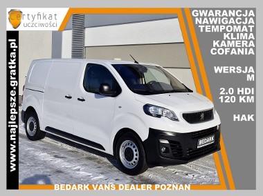 Peugeot Expert Gwarancja, Wersja M, nawigacja, tempomat, klima, kamera cofania, hak-1