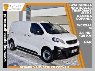 Peugeot Expert Gwarancja, Wersja M, nawigacja, tempomat, klima, kamera cofania, hak