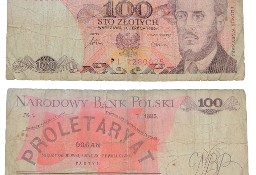 Banknot 100 zł 1986 rok - Seria PL Ludwik Waryński PROLETARYAT 1883r.