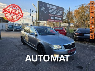 Skoda Superb II 1.8 TSI 160 KM, Automat DSG, Skóra z Alkantarą, Nawigacja, Klima, AL