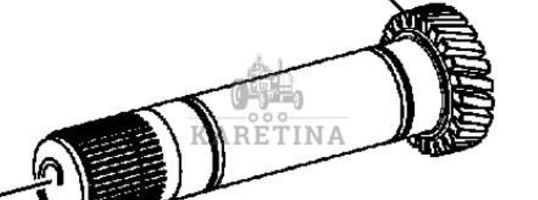 John Deere IVT AUTOPOWER 6820 6920 6920S Przekładnia Zębata Czołowa 23 zęby CZĘŚCI L156684-1