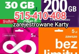 Zarejestrowane KARTY SIM GOTOWE startery telefoniczne REJESTRACJA KART