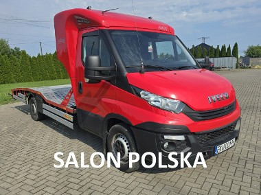 Iveco 35 Daily 35S18 3,0D Salon Polska, Autolaweta, Pneumatyka, Hak.Wciągarka-1