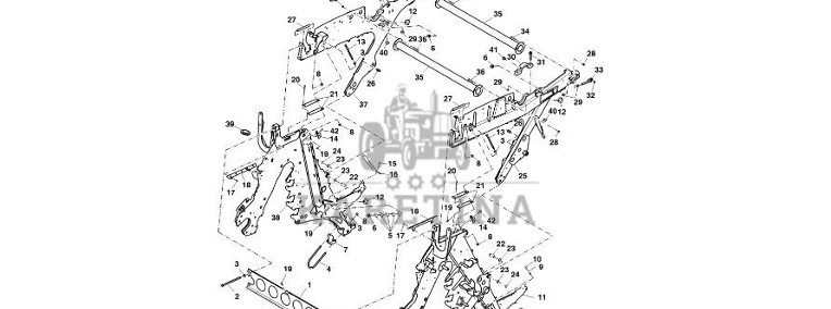John Deere 960 - Rama DC212555 (Rama, pokrywy, róźne)-1