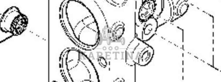 John Deere 6068HLA73 6920 6920S Obudowa Termostatu CZĘŚCI R504747-1