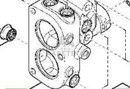 John Deere 6068HLA73 6920 6920S Obudowa Termostatu CZĘŚCI R504747