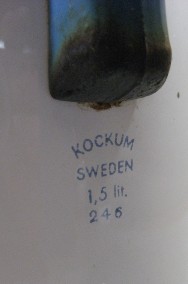 Imbryk Czajnik Emalia Kockum Sweden 1,5 l. Lata 60 te , Vintage -2