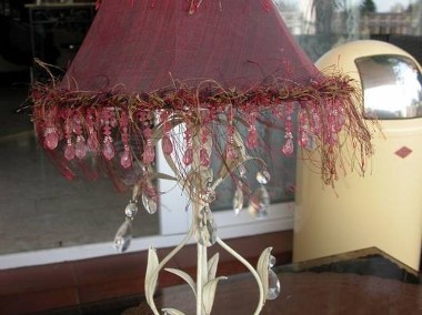  lampka /lampa kryształki i korale-1