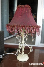  lampka /lampa kryształki i korale-2