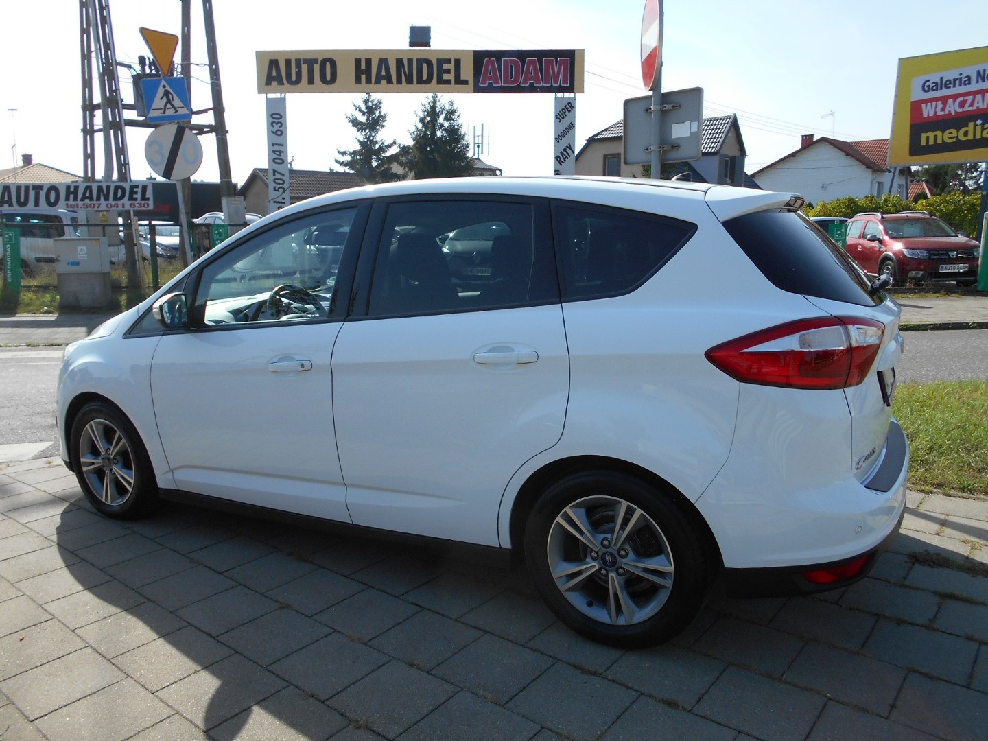 Ford C-MAX II 1,0 Benz Panorama Klimatr Grz fotele Czuj parkowania Stan bdb