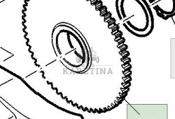 John Deere 8130 8230 8330 8430 8530 Bieg Koło Zębate Skrzyni Biegów IVT CZĘŚĆI R241542