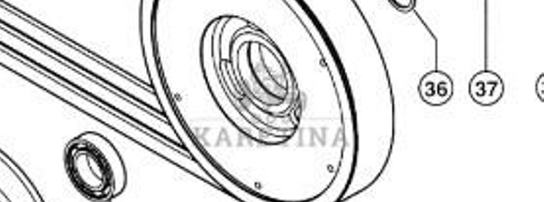 Claas Lexion 570 Koło Pasowe Napędu CZĘŚCI 0006287492 00 0628 749 2-1