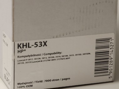 Toner KHL-53X zamiennik HP Q7553X czarny black-2