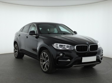 BMW X6 F16 , Salon Polska, Serwis ASO, 259 KM, Automat, Skóra, Navi,-1