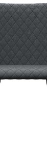 vidaXL Krzesła do jadalni, 2 szt., ciemnoszare, tapicerowane tkaniną282516-3