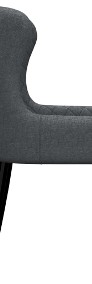 vidaXL Krzesła do jadalni, 2 szt., ciemnoszare, tapicerowane tkaniną282516-4