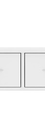 vidaXL Półka ścienna z szufladami, biała, 60x26x18,5 cm, płyta wiórowa800585-3