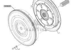 New Holland T6070 Amortyzator 395mm od 84266464