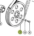 Claas Lexion 570 Koło Pasowe Napędu Odrzutnika 0006678520 00 0667 852 0