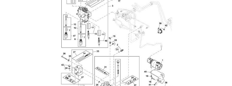 John Deere 9470RX - Zawór RE587998 (Kierowanie)-1