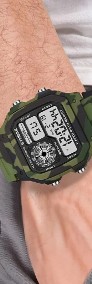 Militarny Zegarek elektroniczny Synoke cyfrowy camo kamuflaż wojskowy LED alarm-3