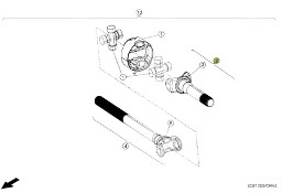 Claas Xerion 4000 - mechanizm róźnicowy dyferencjał - przegub podwójny 0014996640