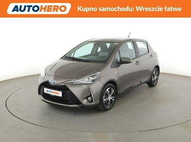 Toyota Yaris III HEV LED keyless klima auto kamera cofania Asystent utrzymania pasa-1