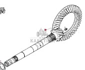 Fendt Favorit 514 Wał Główny Atak CZĘŚCI G514100410020