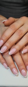 Manicure hybrydowy, wzmocnienie płytki żelem/uzupełnienie -4