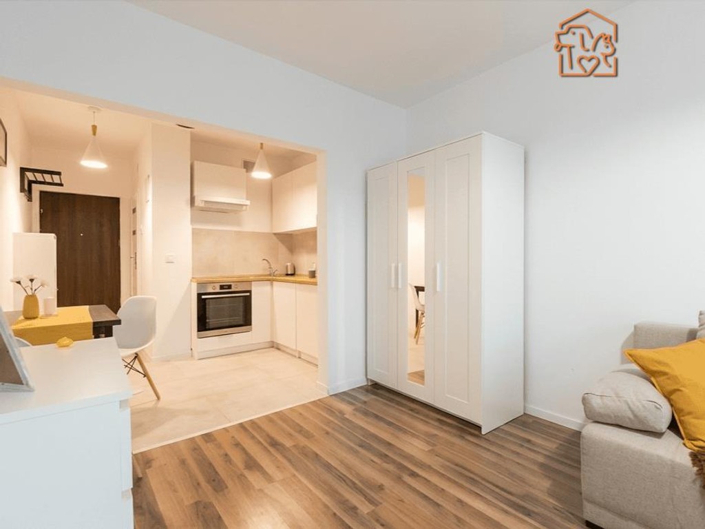 Jasną kawalerka, pet-friendly - Ziołowa 43A - Widok 4