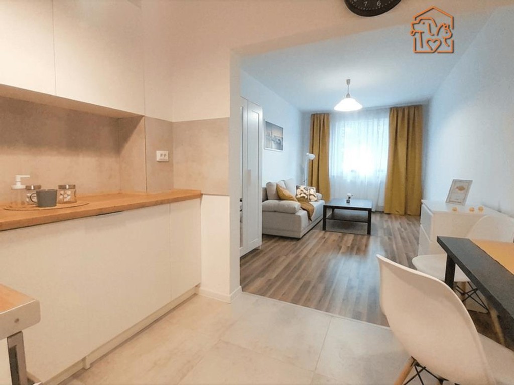 Jasną kawalerka, pet-friendly - Ziołowa 43A - Widok 5