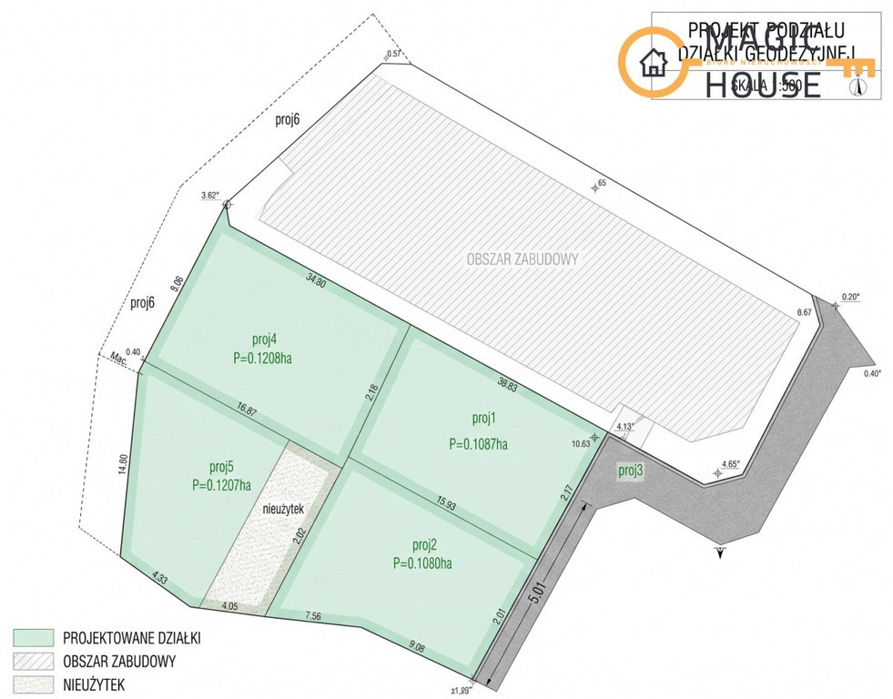 Borowiec – działki 1008 m² | Natura i spokój - Widok 3