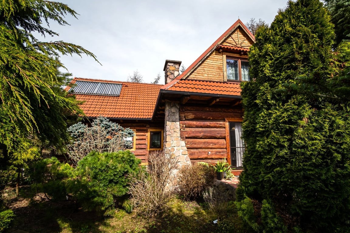 Dom z bali drewnianych | Bielany | Kraków – Wola Justowska
