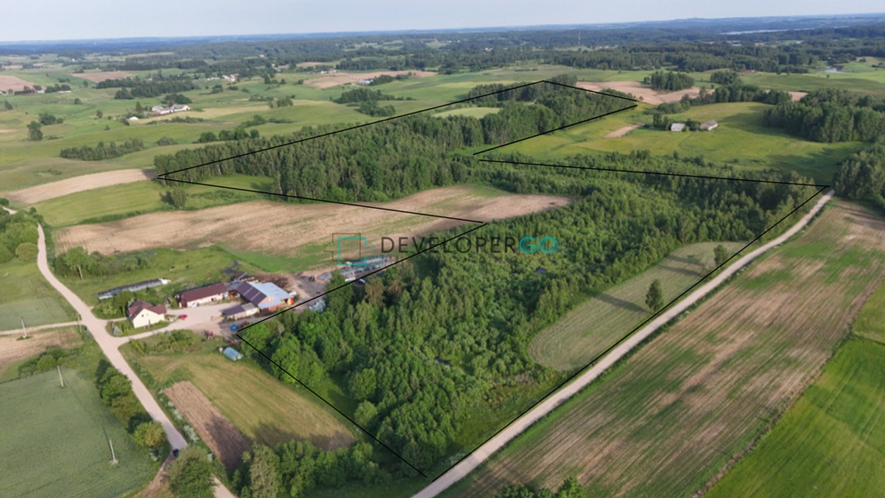 Działka 13,12 ha Użmauda gm Wiżajny - Widok 2
